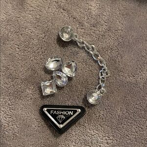 Silver Crystal Charm jibbitz for crocs